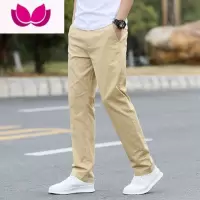 七斓干活秋季建筑款休闲裤男宽松新款修身直筒裤子男上班百搭运动长裤