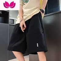 七斓夏季薄款工装短裤男潮牌ins休闲直筒5分日系外穿港风潮流五分裤子