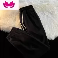 七斓港味ins复古灯芯绒裤子男春季潮牌束脚休闲裤韩版潮流宽松运动裤