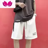 七斓休闲短裤男潮牌ins夏季薄款裤子韩版潮流宽松外穿五分裤百搭中裤