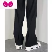 七斓高街潮牌裤子男宽松直筒西裤休闲裤设计感小众韩版潮流暗扣喇叭裤