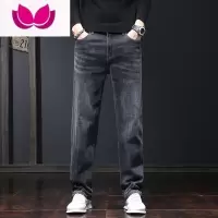 七斓款广州新塘牛仔裤男2023新款宽松直筒春季商务休闲裤男款长裤