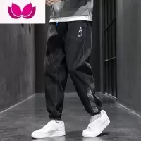 七斓潮牌宽松牛仔裤男夏季胖子加肥加大休闲大码款男生百搭长裤子