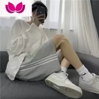 七斓夏季薄款外穿运动短裤男ins潮牌港风篮球裤子休闲百搭宽松五分裤
