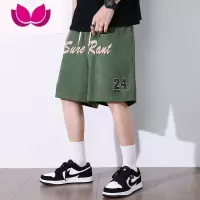 七斓短裤男夏季美式运动5分裤工装宽松休闲裤子ins潮牌薄款男士五分裤