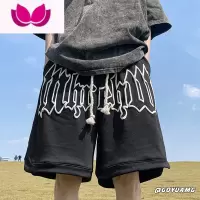 七斓美式高街vibe潮牌休闲运动短裤男oversize篮球训练跑步五分裤子夏