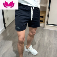 七斓开衩三分裤男运动跑步锻炼非常短的短裤2分裤2023年新款夏超短裤