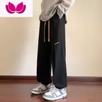 七斓美式束脚休闲裤子男款潮牌ins宽松大码长裤潮流百搭运动卫裤