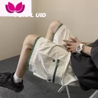 七斓美式机能工装短裤男款夏季青少年宽松外穿运动休闲五分裤