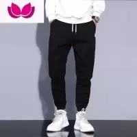 七斓夏季薄款机能工装裤男潮牌宽松束脚休闲帅气裤子男装款