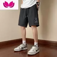七斓短裤男士夏季冰丝薄款潮牌宽松休闲五分裤子男生阔腿速干运动中裤