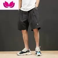 七斓夏季男士短裤休闲宽松胖子加肥加大五分运动大码潮牌中裤男款夏天