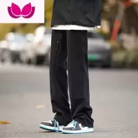 七斓美式工装裤男春季高街vibe铆钉直筒裤潮牌百搭宽松阔腿休闲裤