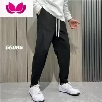 七斓当季新款!针织面料!直筒束口!春季男士时尚运动休闲卫裤