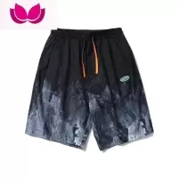 七斓美式潮牌运动短裤男夏季街头中裤百搭五分裤男宽松薄款休闲裤子男