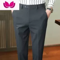 七斓休闲西裤男新款长裤修身小脚商务西装裤潮流九分免烫西服裤子