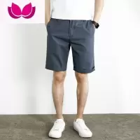 七斓夏季休闲短裤男士宽松薄款外穿5分中裤韩版潮流百搭五分裤男