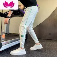 七斓2023新款痞帅九分裤子男百搭韩版设计感束脚休闲裤