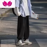 七斓F束脚运动裤男士宽松卫裤潮流裤子青少年学生休闲小脚哈伦裤