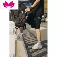 七斓吕小虎夏季美式休闲运动短裤外穿男 潮牌ins沙滩裤男士宽松五分裤