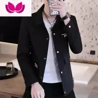 七斓秋季外套男韩版修身潮流男士休闲夹克帅气上衣服2023新款男装