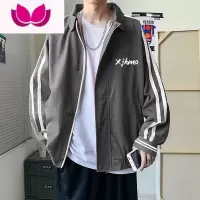 七斓痞帅工装外套男韩版潮流夹克潮牌原宿风ins百搭港风宽松嘻哈