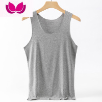 七斓无痕男士夏季薄款冰丝运动健身坎肩打底内穿汗衫男
