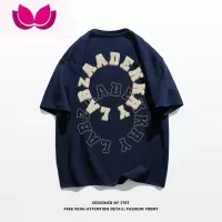 七斓cityboy美式潮牌街头圆圈字母印花短袖T恤男2022夏季新款上衣
