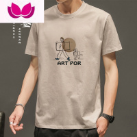 七斓日系bf风男士t恤短袖夏季新款小清新复古学生半袖男装上衣服