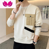 七斓长袖t恤男士卫衣2023新款潮牌宽松内搭衣服打底衫男装上衣