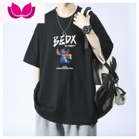 七斓日系动漫t恤男短袖夏季2023新款港风潮流ins美式半袖体恤