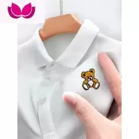 七斓高端polo衫男短袖t恤夏季有领衣服男士翻领半袖男装冰丝体恤带领