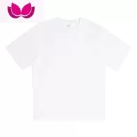 七斓IDLT 宽松廓形T恤 略厚百搭 打底黑色白色TEE 简约百搭男