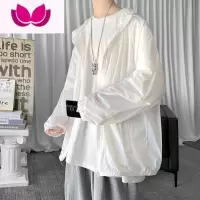 七斓冰丝衣男士夏季2023新款服超薄款透气户外运动服潮牌外套