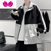 七斓外套男款oversize宽松大码运动休闲夏季服夹克