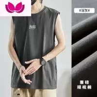 七斓无袖t恤男夏季男生潮流坎肩男装上衣男士运动健身篮球背心男