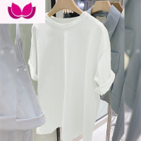 七斓奶黄色短袖t恤女夏季宽松显瘦百搭可爱韩系甜美女装上衣ins潮