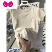 七斓基础款正肩长袖/短袖T恤女夏季修身显瘦紧身打底衫气质上衣秋