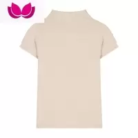七斓纯欲风短袖T恤女夏季ins潮港风半高领chic休闲紧身显瘦上衣打底衫
