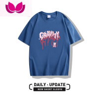 七斓短袖t恤女宽松中学生韩版ins潮半袖胖mm慵懒风夏装大码女上衣