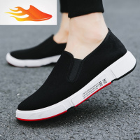 FISH BASKET2018冬秋季老北京布鞋男鞋防滑耐磨软底工作鞋一脚蹬加绒休闲棉鞋休闲鞋