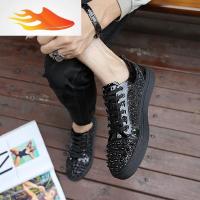 FISH BASKET男鞋冬季潮鞋韩版潮流内增高休闲板鞋男士夜店潮男柳钉鞋子男新款