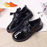 FISH BASKET.秋冬2019日系时尚小皮鞋女韩版百搭学生平底单鞋女鞋休闲社会