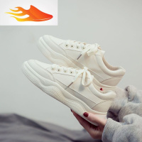 FISH BASKET女鞋冬季小白鞋女学生韩版时尚百搭平底新款红休闲运休闲鞋