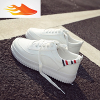 FISH BASKET2019小白春季时尚女鞋子新款流行运动鞋土女装平底百搭韩版年早春休闲鞋