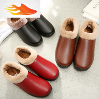 反季老北京布鞋女鞋PU面妈妈鞋平底女棉鞋低帮靴中老年休闲鞋