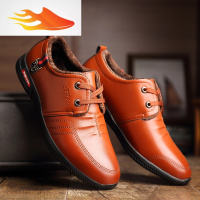 FISH BASKET冬天青年人男装隐形内增高休闲男鞋加绒曾高鞋有毛皮鞋软面皮棉鞋休闲鞋