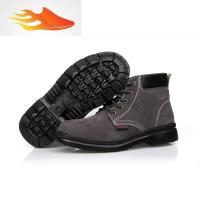 FISH BASKET3515男鞋秋冬户外劳保鞋轮胎底工作鞋安全鞋高帮鞋系带工作鞋休闲鞋