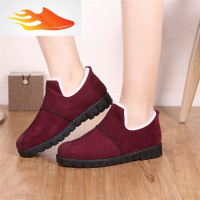 FISH BASKET鸿兴祥 女棉鞋女鞋 冬季保暖加绒中老年妈妈休闲鞋
