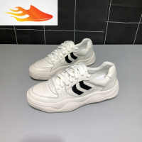 FISH BASKET女鞋2019春季新款韩版低帮平底系带运动小白鞋板鞋单鞋